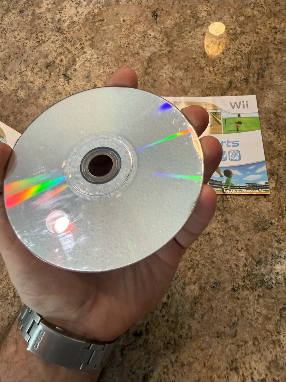 Nintendo Wii Sports Game Disc + Case  **DETAILS*